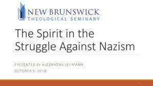 A white and orange background with the words spirit in the struggle against nazis.